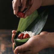 中华老字号！三禾 北京稻香村 粽子礼包 200g*2袋 多口味