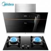 618预售：Midea 美的 CXW-120-J62+Q70-Y 烟灶套装 液化气