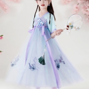 布衣传说  童装  儿童汉服  中国风古装纱裙 110-160CM