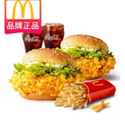 聚划算百亿补贴：麦当劳 麦辣汉堡双人餐