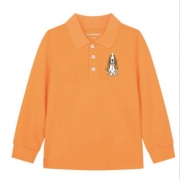 Hush Puppies 暇步士 儿童长袖POLO衫