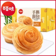 百草味 手撕面包 2斤/箱