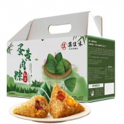 集佳味 嘉兴粽子 咸蛋黄鲜肉粽 礼盒装100g×10个