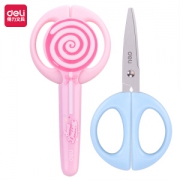 凑单品：deli 得力 6069 棒棒糖 儿童剪刀 颜色随机