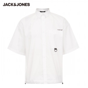 JACK JONES 杰克琼斯 220204528 纯棉宽松工装衬衫
