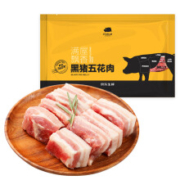 限地区：京东跑山猪 黑猪肉五花肉 400g/袋 *6件