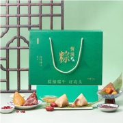 京东京造 情满粽子礼盒 5味10粽1200g 拍两件 共20粽