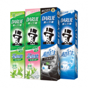 88VIP、一套多效！DARLIE 黑人 牙膏家用套装茶倍健 190g*4支