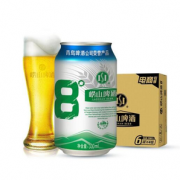 PLUS会员！崂山啤酒 清爽型 8度 330ml*24听 新人专享