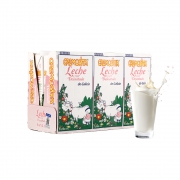 LECHE CREMOSITA 莱切 脱脂纯牛奶 1L*6盒*3件