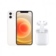 Apple 苹果 iPhone 12 5G智能手机 128GB  +AirPods（二代）真无线蓝牙耳机 有线充电款