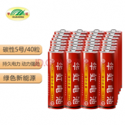 物美价廉！华虹 5号电池 40节
