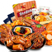 15日0点！Be&Cheery 百草味 麻辣零食大礼包 445g 14.95元包邮（多重优惠）