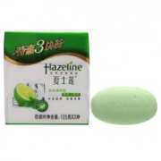 京东plus会员：Hazeline 夏士莲 沁凉清爽香皂 125g*3