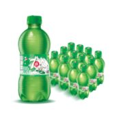 限华中！7-Up 七喜  柠檬味 汽水碳酸饮料 300ml*12瓶
