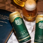 直降15元！青岛啤酒高端线：500mlx18听 奥古特 12度大麦酿造高端啤酒
