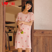 THREEGUN 三枪 70255A 女款纯棉睡衣