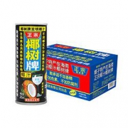 20点开始、88VIP：COCONUT PLAM 椰树 椰子汁饮料 245ml*24罐