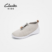 舒适牛皮！Clarks 其乐 儿童牛皮革跑鞋