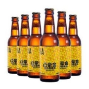 京东PLUS会员：京A 凸豪金比尔森精酿啤酒 330ml*6瓶*3件