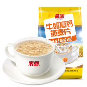 聚划算百亿补贴：南国牛奶高钙燕麦片880g