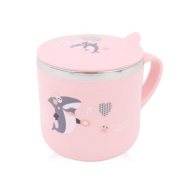 【儿童水杯】不锈钢直饮杯防摔防烫口杯带手