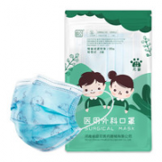 三层防护！超亚 一次性医用外科口罩 儿童款 10只装