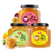 白菜价：福事多 蜂蜜柚子/百香果/柠檬茶480g*2罐