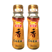 聚划算百亿补贴：金龙鱼 纯芝麻油香油100ml*2