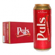 德国原装进口 Puls 宝乐氏 经典黑啤酒 500mlx24听x2件