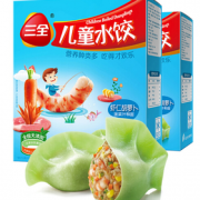 三全 儿童水饺 虾仁胡萝卜口味 300g*2盒