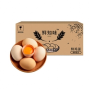 鲜知味 河南濮阳 鲜鸡蛋 粉壳土鸡蛋 20枚