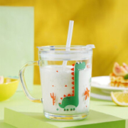 佳佰 DKH  玻璃杯 牛奶杯 带刻度400ml