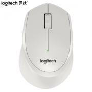 logitech 罗技 M330 2.4G无线鼠标 白色 1000DPI