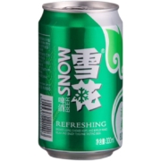 聚划算百亿补贴：雪花 清爽啤酒 8度 330ml*6罐