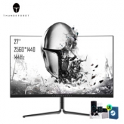 29日0点：ThundeRobot 雷神 LQ27C144 27英寸曲面VA显示器（2K、144Hz、99%sRGB、1500R）
