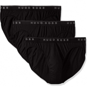 L码、纯棉舒适！Hugo Boss 雨果·博斯 男士棉质三角裤 3条装  含税到手124.84元