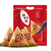 红船 嘉兴特产鲜肉粽子 480g（160g*3只）