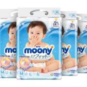 预售！moony 婴儿纸尿裤 M64片*4