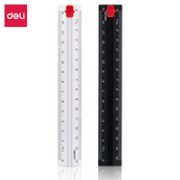 绘图准确！deli 得力 79750 金属双向记忆直尺 15cm