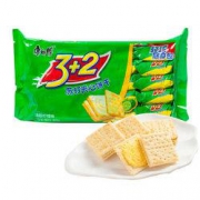 康师傅 3+2苏打夹心饼干 500g*8件