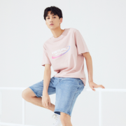 1日0点！Meters bonwe 美特斯邦威 111111 男士圆领T恤 34元包邮（1日0-1点）