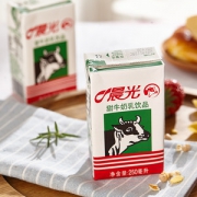 占香港鲜奶市场70%份额 晨光 甜牛奶 早餐牛奶饮品 250ml*16盒*2箱