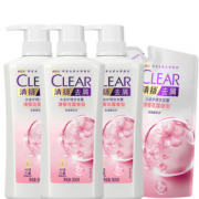 88VIP！CLEAR 清扬 净屑去油洗发水（500g*3+200g补充装）