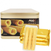 24日20点！Mixx 经典原味铁盒装蛋卷 408g