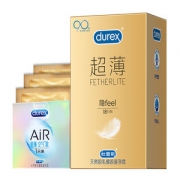 杜蕾斯 焕金隐feel*18只+AIR*1只