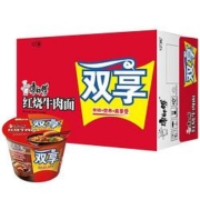 限地区：康师傅 方便面双享桶红烧牛肉+卤蛋 12桶