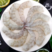 鲜顿 新鲜大虾仁 速冻青虾仁 无冰6-8cm 4斤