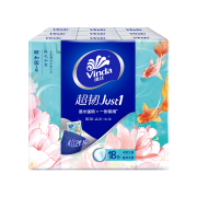 Vinda 维达 颐和园手帕纸 4层5片18包（ 210*210mm）*2件