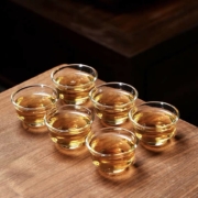 澜扬 高硼硅 玉兰玻璃杯 6只装